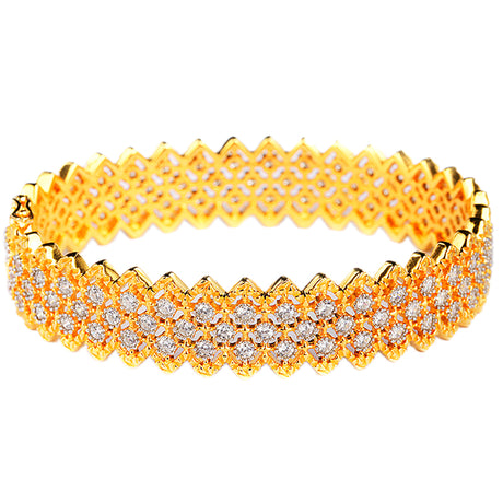 Gold Plated S925 Silver Fine Version Of The Lace Bracelet For Women