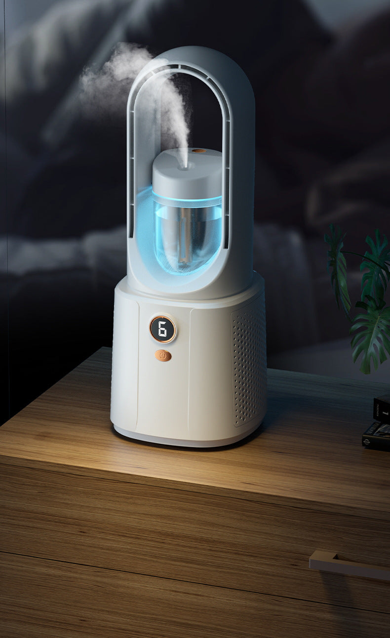 Air Conditioner Bladeless Spray Little Fan Refrigeration Desktop Ultra-quiet Office