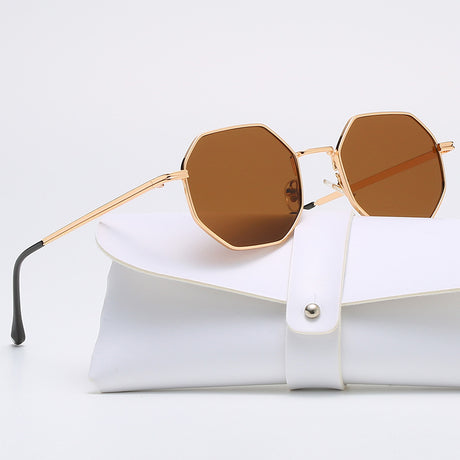 Metal Polygonal Sunglasses