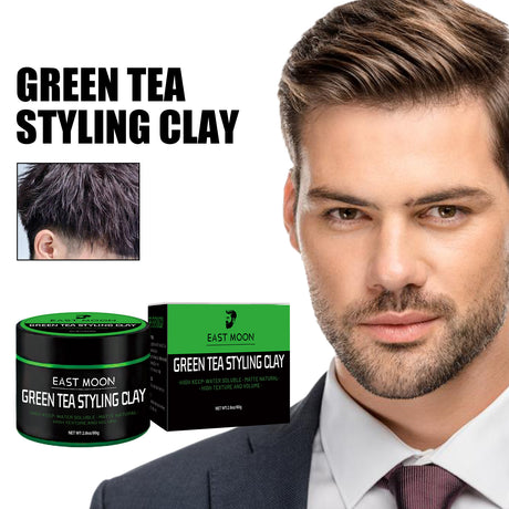 Green Tea Shaping Hair Clay Men's Fluffy Hair Gel