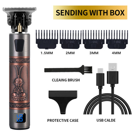 USB Electric Hair Clippers Rechargeable Shaver Beard Trimmer