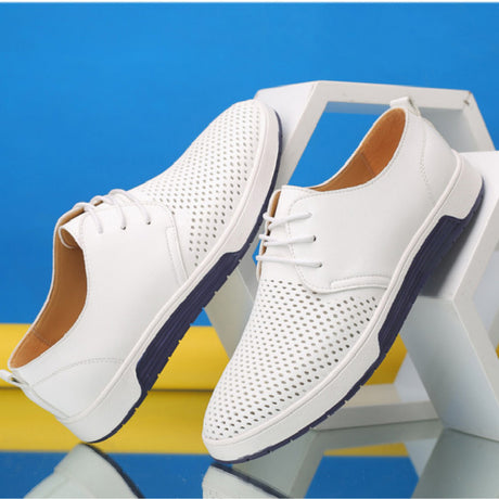 Perforated Leather Shoes AliExpress Cross-Border New Men's Shoes