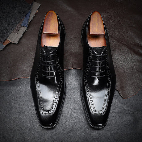 Oxford Men's Formal Dress Single Shoes Leather