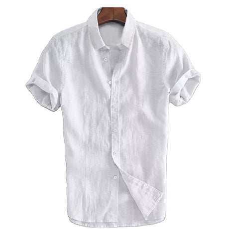 Explosive cross-border special for European and American summer short-sleeved casual foreign trade men's shirts men shirt