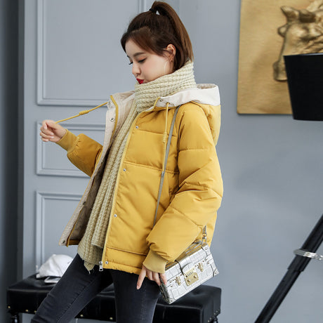 Winter Bread For Women's Short INS Fluffy Cotton-Padded Jacket