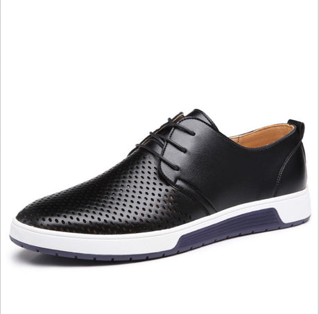 Perforated Leather Shoes AliExpress Cross-Border New Men's Shoes