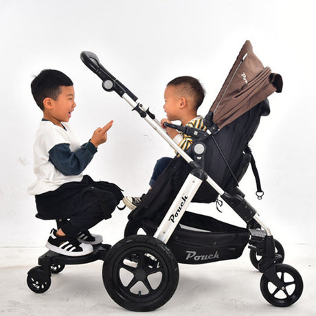 Assisted Scooter Sliding Baby Accessories Size Treasure Double Plus Seat Skateboard