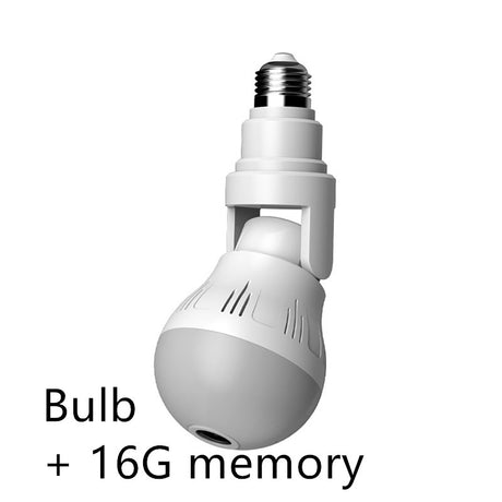 Bulb lamp wifi ip camera 1080p wireless Panoramic 360 fish eye 2mp smart home security lighting cctv surveillance ip cameras