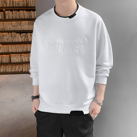 Sweatshirt Men Korean Style Trend Round Neck Fashion