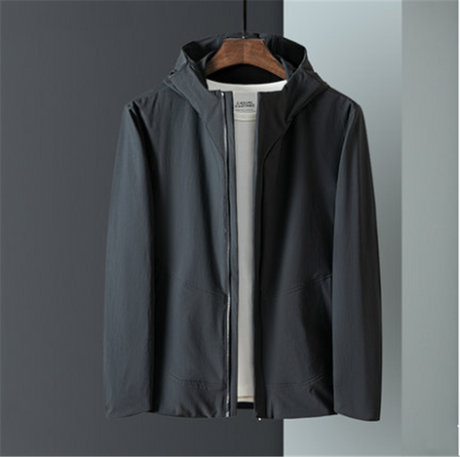 Hooded Jacket Men's Spring and Autumn New Business Casual