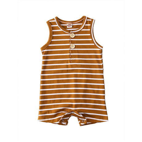 Summer Clothing set Baby Boy Striped Romper Summer Jumpsuit