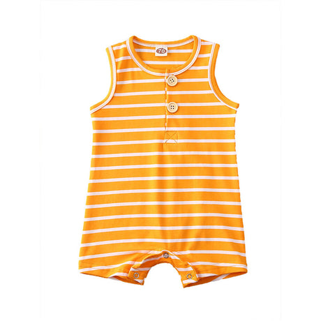 Summer Clothing set Baby Boy Striped Romper Summer Jumpsuit