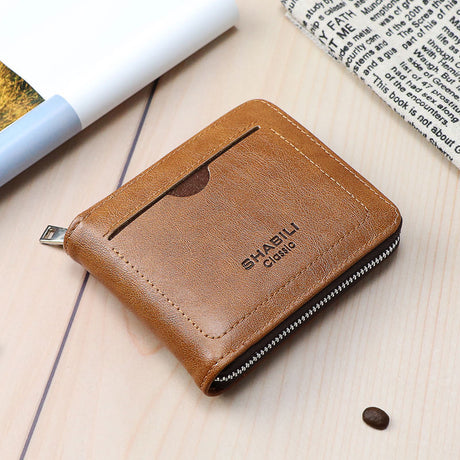 Men's Card Wallet, Short Classic Fashion Casual Wallet