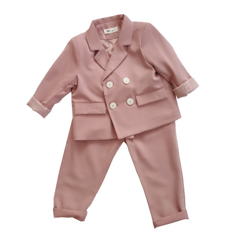 Children's Clothing, Boys' Double-breasted Suits, Children's Small Suits, Flower Girl Performances, Boy Dresses