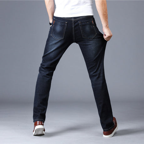 Jeans Men's Slim Men's Jeans Men's Jeans Men's Straight-leg Stretch Trousers