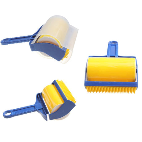 Reusable Sticky Tool Picker Cleaner Lint Roller Pet Hair Remover Brush Clothing Carpet Furniture