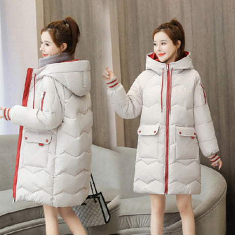Loose and thick cotton padded jacket