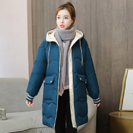 Loose and thick cotton padded jacket