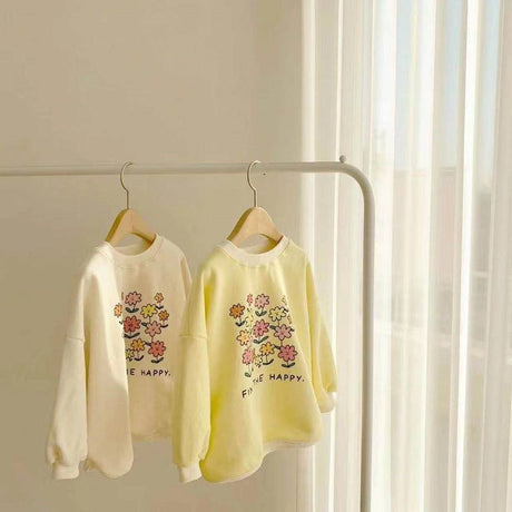 Baby Cotton Floral Hoodie Set