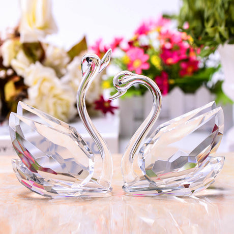 Crystal Swan Home Decoration Crafts