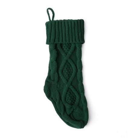 Christmas Knitted Wool Socks Shape Candy Bag