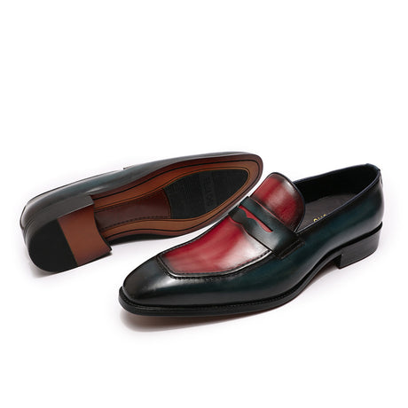 New Penny Loafers Handmade Leather Shoes Men