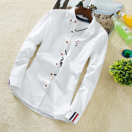 The 2021 men's shirt men's slim casual summer all-match Shirt Youth clothing Mens S inch color