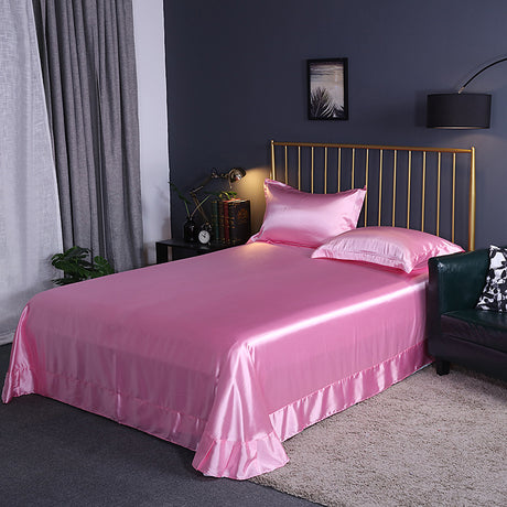 Household Double-sided Ice Silk Bed Sheet Bedding