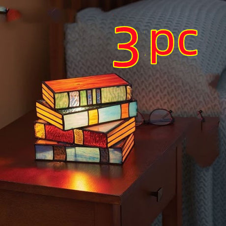 Colored Glass Stack Lamp Resin Crafts