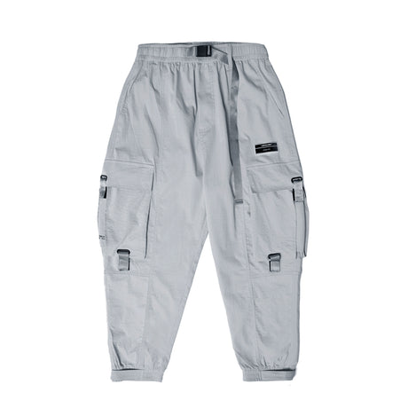Functional Wind Velcro Strapping Trousers Multi-pocket Overalls Ankle Trousers