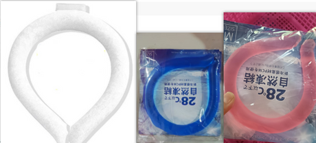 Neck Cooling Ring Ice Cushion Tube Heatstroke Prevention Cooling Tube Ice Reusable Neck Cooler Summer Equipments