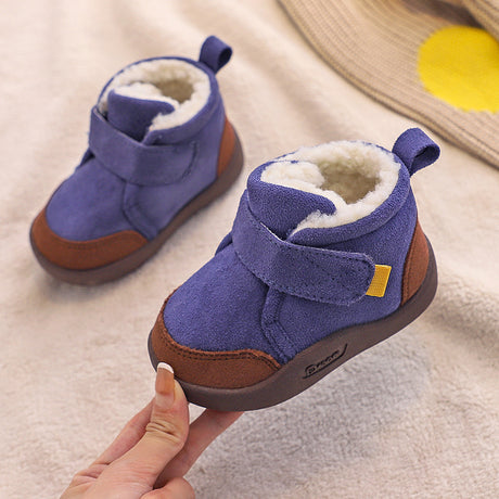 Winter Plus Velvet Toddler Boys Soft-soled Non-slip Cotton Shoes