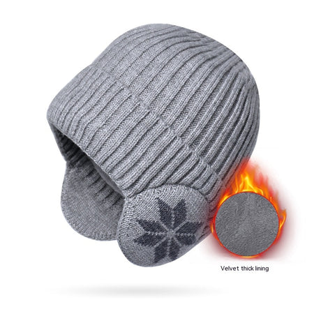 Thermal Knitting Woolen Cap Men's Fleece-lined Thickened Winter Trending Products