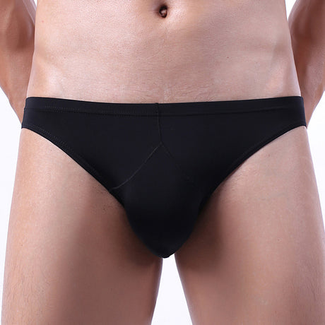 Men's Ice Silk Underwear Transparent Triangle