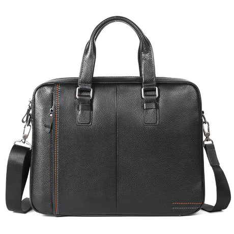 Leather leather handbag for men