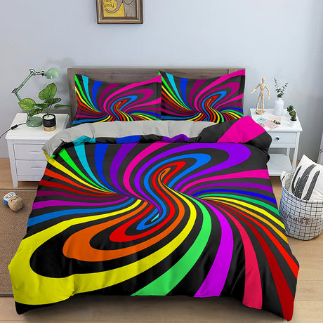 3D Digital Printing Bedding Bed Sheet Fitted Sheet