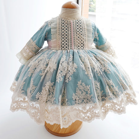 High-end Children's Clothing Girls  Princess Luxury Three-piece Dress