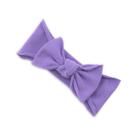 Baby Hair Accessories Solid Color Knotted Headband
