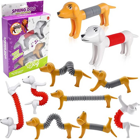 Telescopic Tube Changeable Dog Decompression Toy