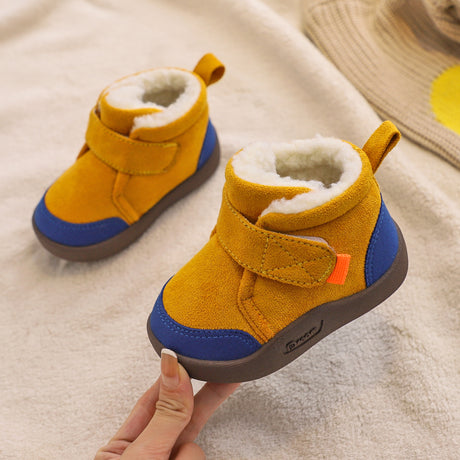 Winter Plus Velvet Toddler Boys Soft-soled Non-slip Cotton Shoes
