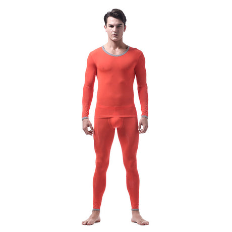 Men's Ice Silk Thermal Underwear Suit