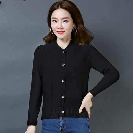 Women's Knitted Cardigan Loose Sweater Shawl Short Outfit