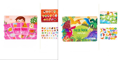 Children's Busy Book Educational Toys Repeated Paste