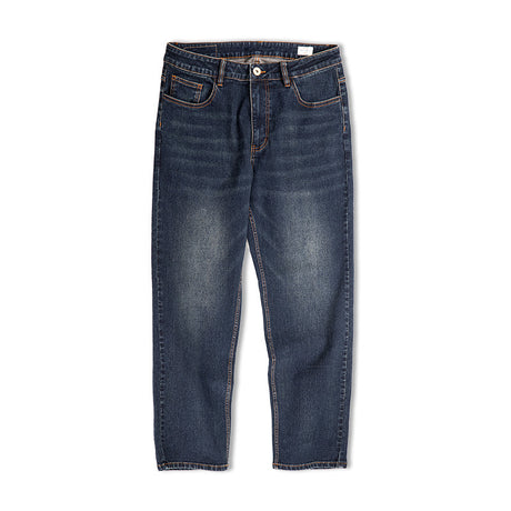 Men's Fashionable Washed Straight Jeans