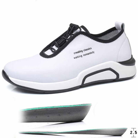 Breathable Inner Heightening Men's Single Shoes
