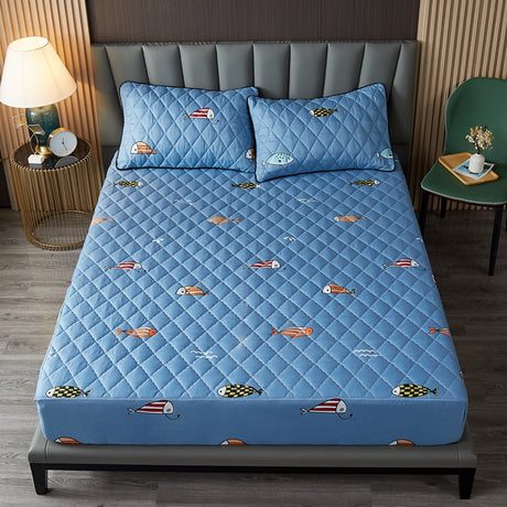 Quilted Bed Sheet Thickened Bedspread Waterproof And Breathable