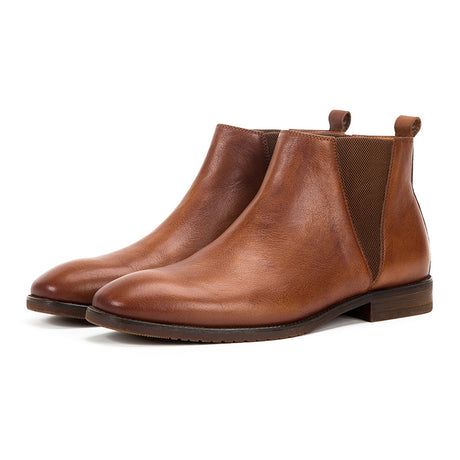 Cowhide  Boots Mid-cut Martin Boots