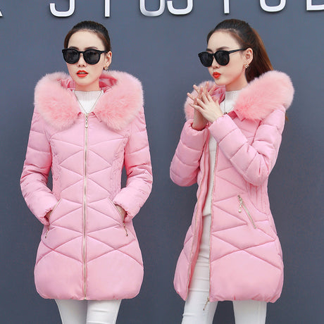 Women Slim Thick Korean Down Padded Jacket