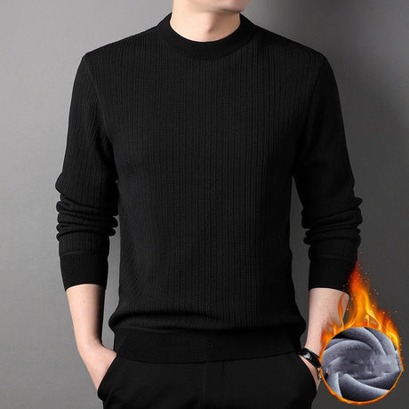 Winter Plush Pullover Sweater For Men
