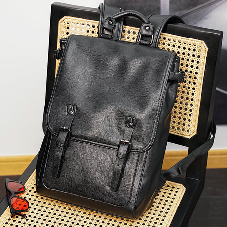 Fashionable Shoulder Black Grey Backpack For Men